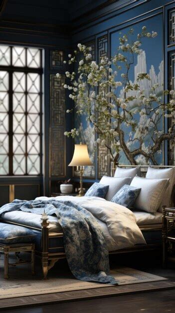 Premium AI Image | Luxurious interior bedroom UHD wallpaper