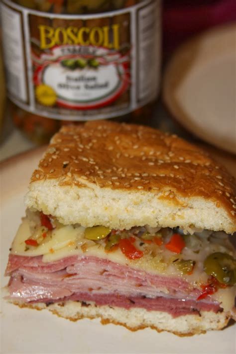 For the Love of Food: New Orleans Muffuletta Sandwich with Olive Salad