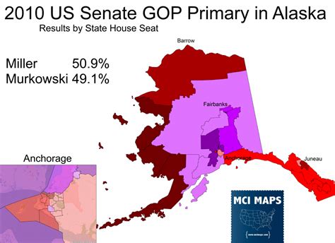 Alaska State Senate District Map - Printable Map