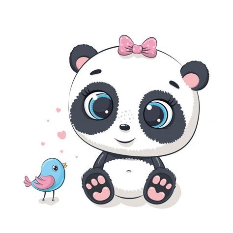 Images Of Cute Baby Cartoon Panda Images - Riset