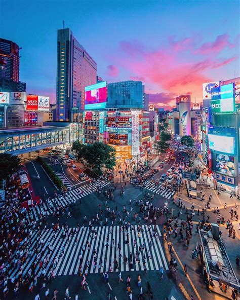 Shibuya Crossing in Tokyo - World's Busiest Intersection | Paesaggi, Giappone, Ambiente