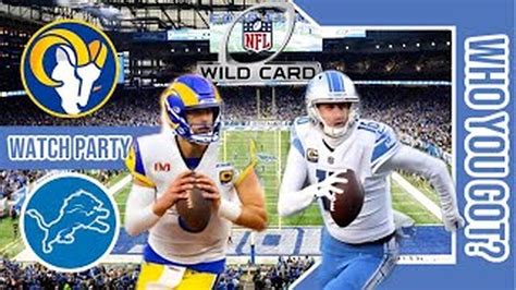 LA Rams vs Detroit Lions | Live Watch Party - One News Page VIDEO