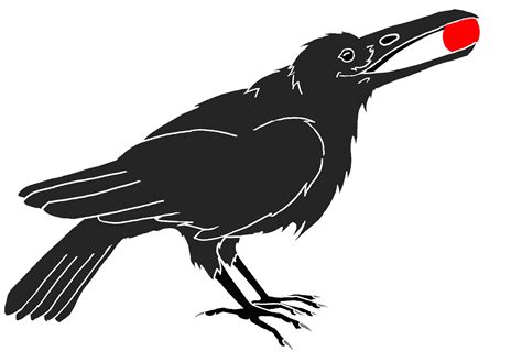 Flying Crow Drawing | Free download on ClipArtMag