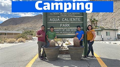 CAMPING AT AGUA CALIENTE SAN DIEGO CALIFORNIA I TRAVEL VLOG - YouTube