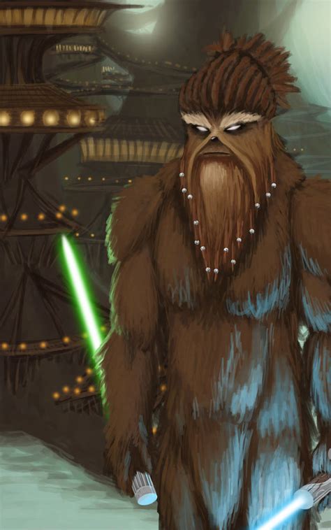 Jedi Wookie by Artassin on DeviantArt