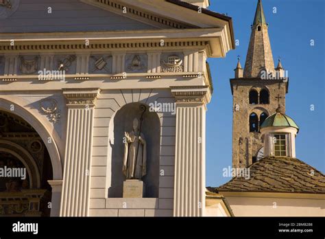 Italy. Valle de Aosta. Aosta. Cathedral Stock Photo - Alamy