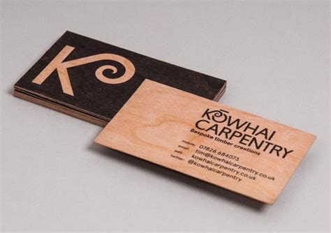 25 Astonishing Wood Business Cards from Most Talented Designers - Jayce ...