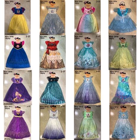 Brandnew Disney Princess Dress / Heroes / Book Character Costume ...