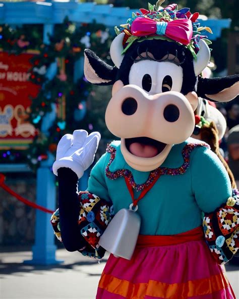 Disneyland on Instagram: “Clarabelle Cow has been spotted at Disney Festival of Holidays, and ...