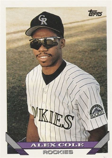 1993 Topps Alex Cole Was Shinier than a Colorado Rockies Playoff Berth – Wax Pack Gods