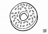 Sprinkle Donut Coloring Pages Free Printable sketch template