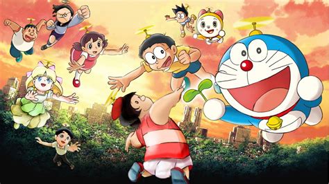 Flying Doraemon And Friends HD Doraemon Wallpapers | HD Wallpapers | ID ...