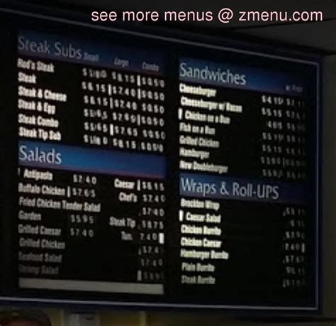 Online Menu of Rods Pizzeria Restaurant, Brockton, Massachusetts, 02302 - Zmenu