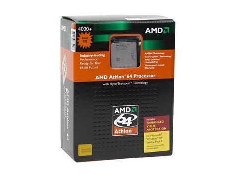 AMD Athlon 64 4000+ - Athlon 64 ClawHammer Single-Core 2.4 GHz Socket ...