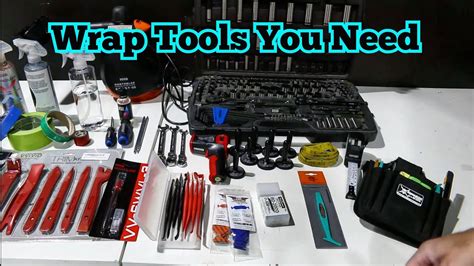 Vinyl Wrap Tools You Need & What's In My Tool Pouch? - YouTube