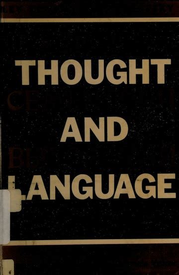 Thought and language : Vygotsky, Lev : Free Download, Borrow, and Streaming : Internet Archive