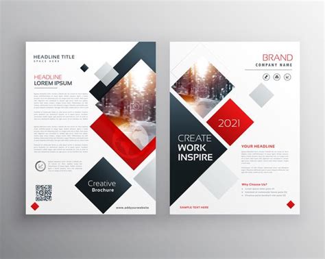 creative business brochure template design in size A4 - Download Free ...