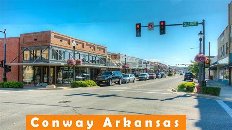 Conway Arkansas Map and Conway Arkansas Satellite Image