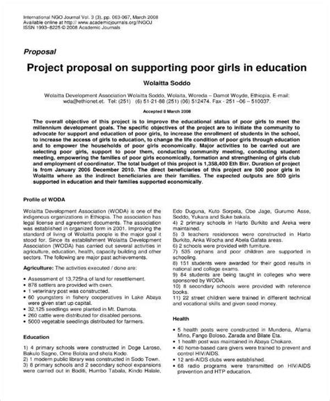 13+ Education Project Proposal Templates - PDF, Word | Free & Premium Templates