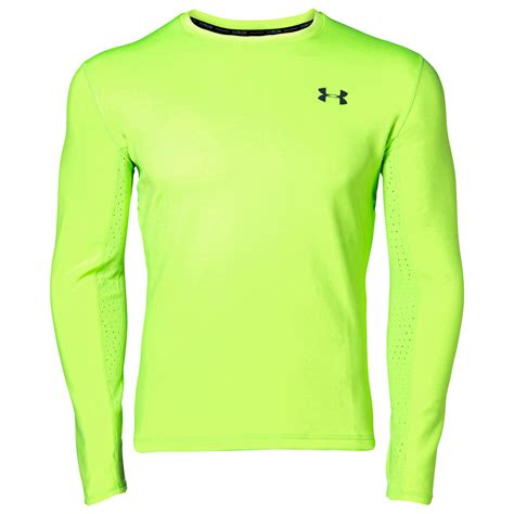 Under Armour Synthetic Qualifier Coldgear Long Sleeve Top in Green for ...