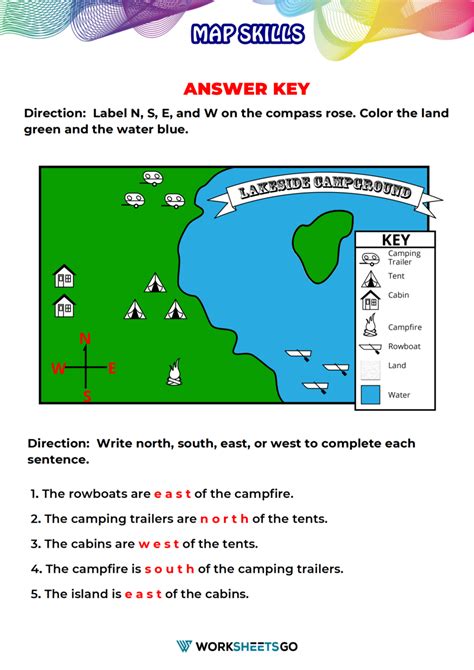 Map Skills Worksheets | WorksheetsGO