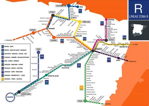 Train System In Spain Map - United States Map