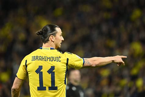 Watching Zlatan Ibrahimovic make his return for Sweden at the age of 41 ...