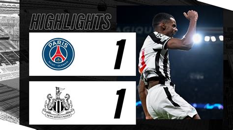 PSG 1 Newcastle United 1 | UEFA Champions League Highlights - Win Big ...