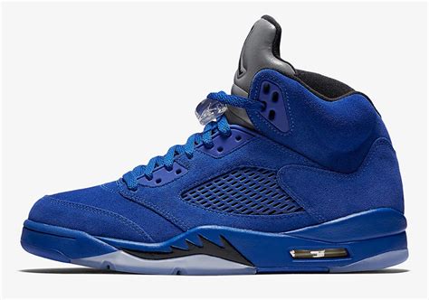 Air Jordan 5 Blue Suede