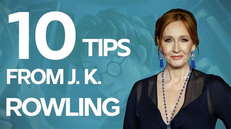 10 Writing Tips from J.K. Rowling - YouTube