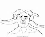 Demon 4 Coloring Page For Kids  Free Demons Printable Pages sketch template