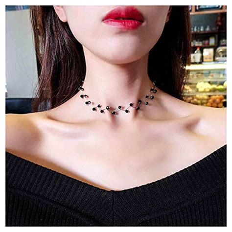 Best Black Beaded Choker Necklace