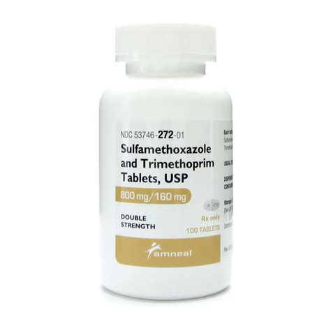 Sulfamethoxazole/Tmp Ds, 800/160mg, 100 Tablets/Bottle | McGuff