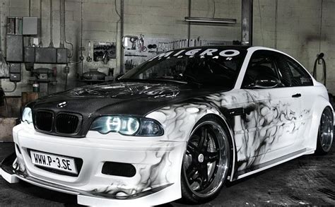 Others BMW Car With Custom Airbrush Art | Car Modification 2011