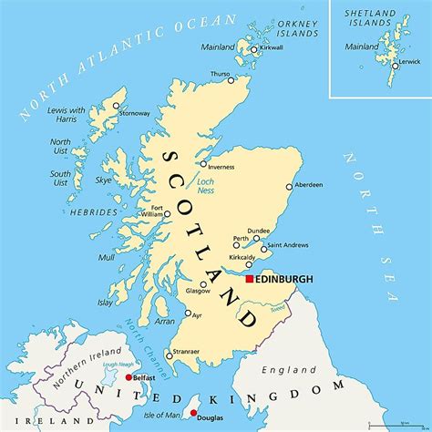 Fair Isle Scotland Map