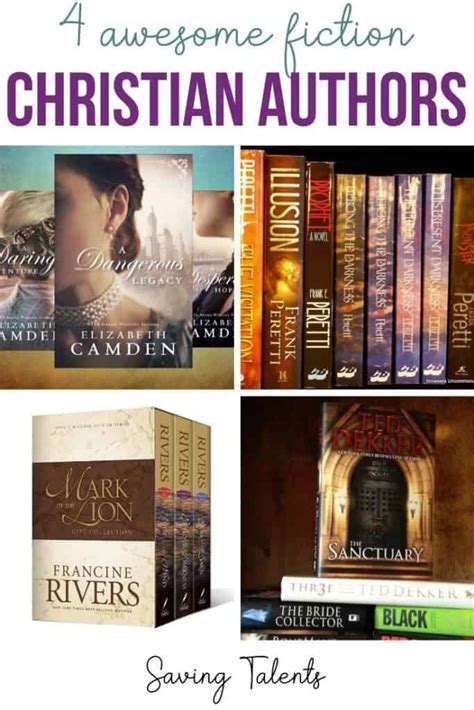 Best Christian Fiction Authors to Read - Saving Talents