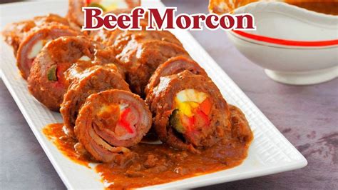 Beef Morcon Recipe Filipino Style Tagalog Version | Deporecipe.co