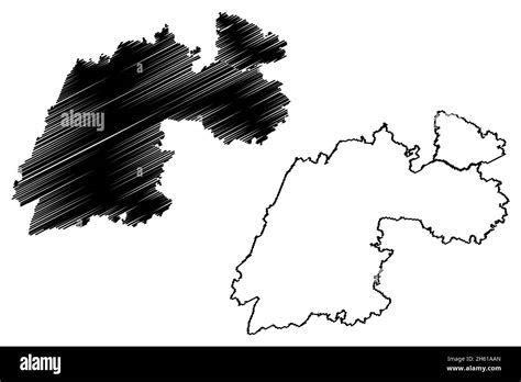 Tiruvannamalai district (Tamil Nadu State, Republic of India) map ...