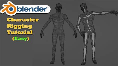 Intro to Rigging an Armature to a character in Blender 3.0 - YouTube ...