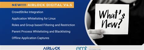 Airlock Digital v4.5- New Features! - emt Distribution Pty Ltd