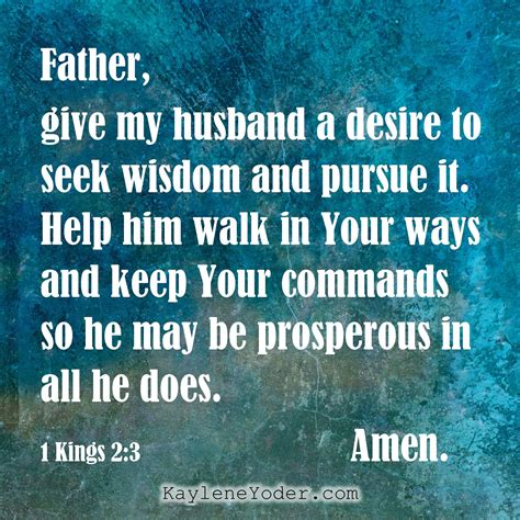 A Scripture Prayer for Your Husband's Wisdom and Insight | Prayers for ...