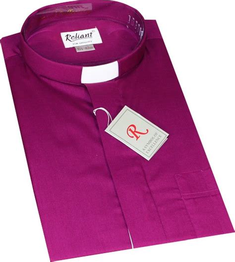 Mens Short Sleeved Polycotton Clerical Shirt - Clive Adie Church Supplies