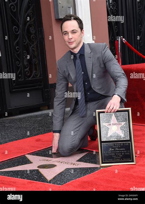 Jim Parsons attends the Jim Parson Hollywood Walk of Fame Star Ceremony ...