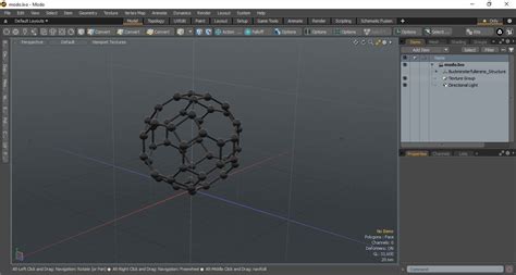 Buckminsterfullerene Structure 3D - TurboSquid 2244446