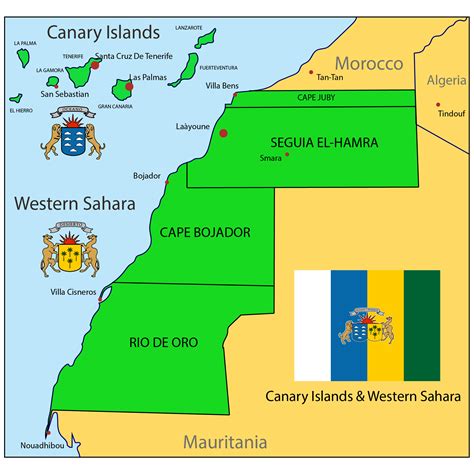 If Canary Islands and Western Sahara joined together and formed a ...