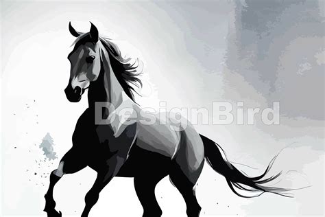 Horse Watercolor Illustration Graphic by Designbird · Creative Fabrica