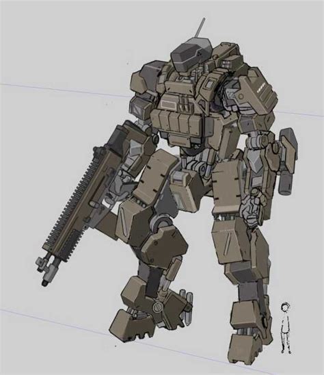 Military Mech | Military mech, Mech, Robots concept