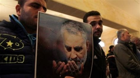 Qasem Soleimani: Mourners Gather In Iraq For Funeral