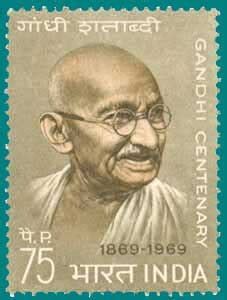 Mahatma Gandhi on Indian Stamps - Thematic