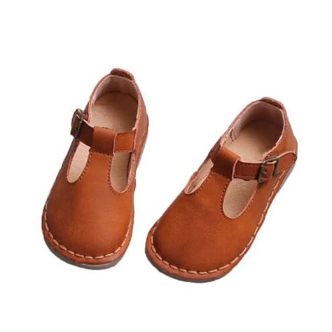 New Spring/Autumn Baby Shoes Full Grain Leather Toddler Soft bottom Genuine Leather Shoes Kids ...